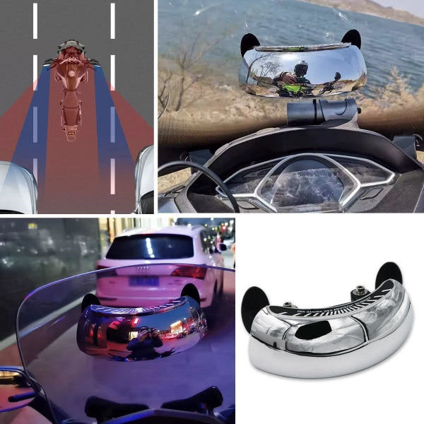 Motosiklet İçin Dayanıklı Geniş Açı Görme ve Kör Nokta Aynası 4