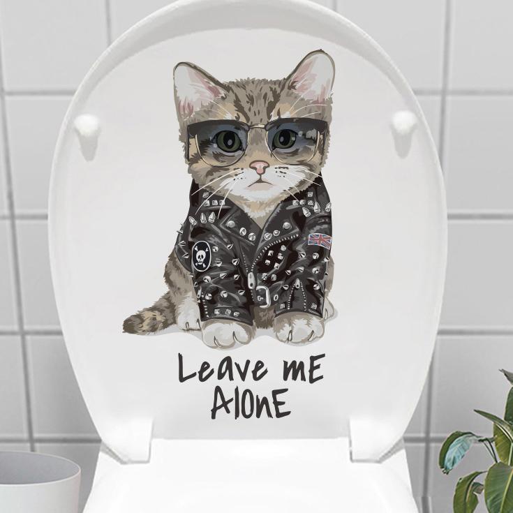Decohandy Klozet Etiketi Leave Me Alone 1