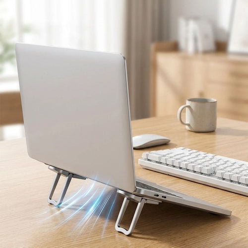 1 Çift Yapışkanlı Katlanabilir Laptop Standı – Mini Notebook Yükseltici, Taşınabilir Kaymaz Laptop Ayağı (5538) 2