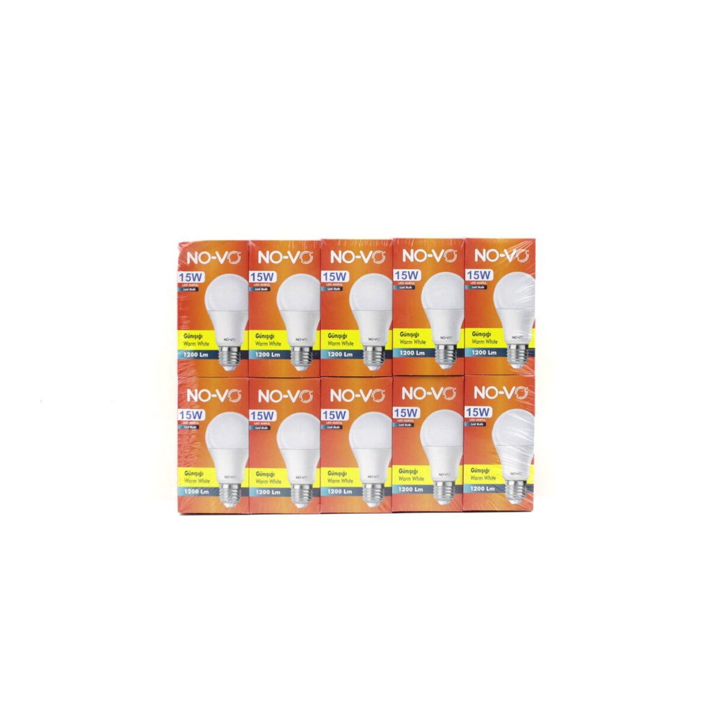 10 ADET 15W GÜN IŞIK LED AMPUL 1200LM 3000K 15.000 SAAT ÖMÜR (5538) 2