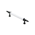 10 ADET BEYAZ - SİYAH BORU KULP 9.6CM (5538) 1