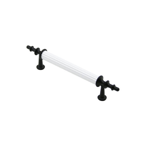 10 ADET BEYAZ - SİYAH BORU KULP 9.6CM (5538) 1