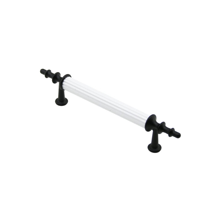 10 ADET BEYAZ - SİYAH BORU KULP 9.6CM (5538) 1