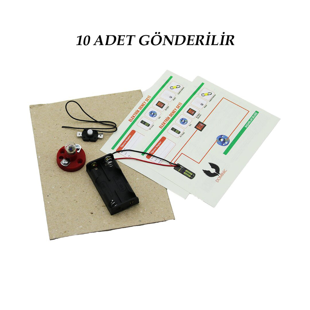 10 ADET ELEKTRİK DENEY SETİ (5538) 2