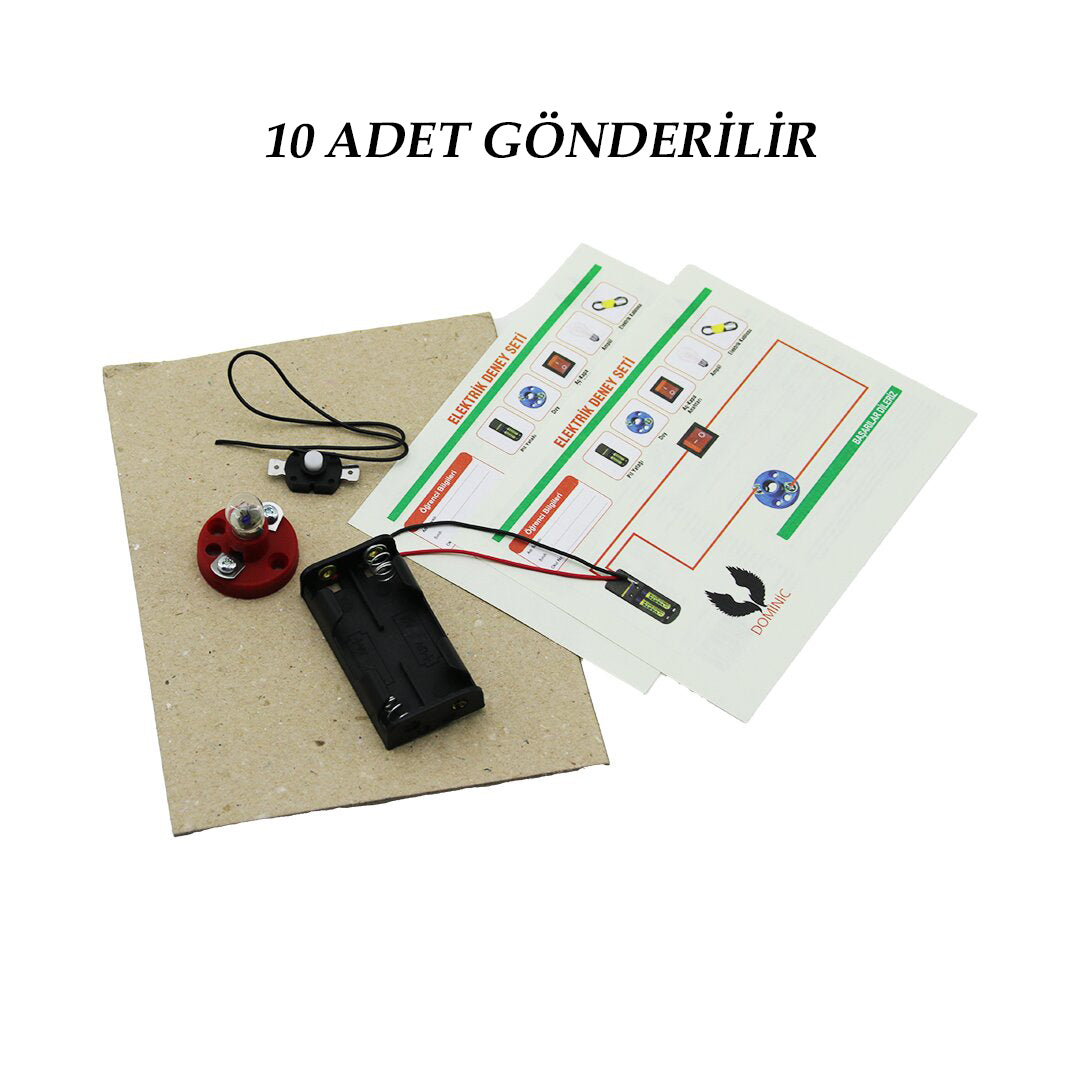 10 ADET ELEKTRİK DENEY SETİ (5538) 2