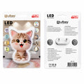 10 ADET KEDİ LEDLİ GECE LAMBASI GC-19 (5538) 1