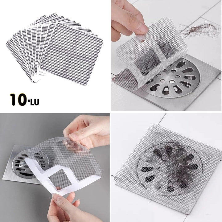 10'lu Banyo ve Mıutfak Lavabo Koku Önleyici ve Haşere Böcek Önleyici Gider Filtresi (5538) 1