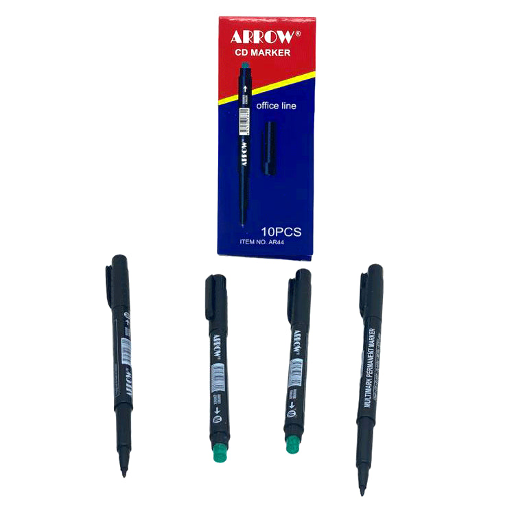 Siyah CD Kalemi - Marker - Asetat Kalemi 1