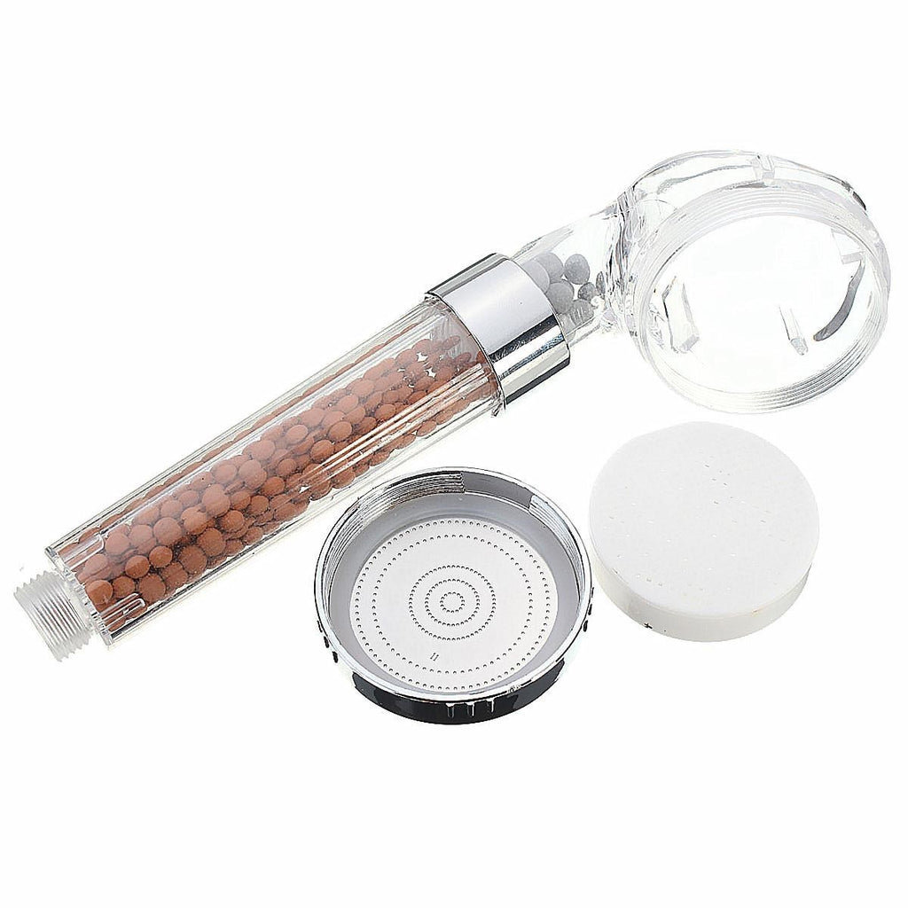 %50 Su Tasarruflu ve Arıtmalı Doğal Taşlı Banyo El Duş Başlığı (5538) 3