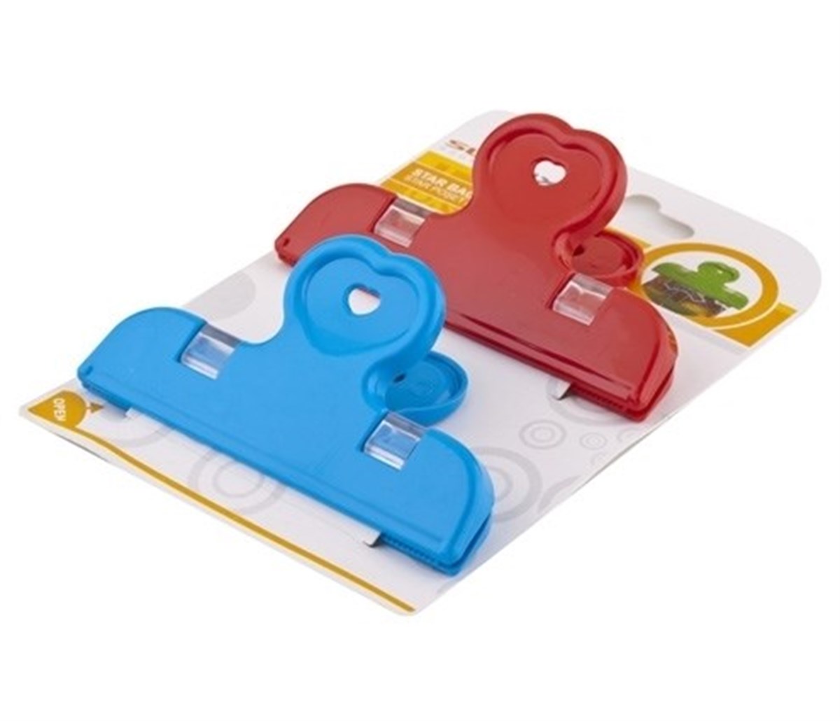 2'li Pratik Torba Paket Ve Poşet Kapatıcı Kilitli Klips Mandal (5538) 5