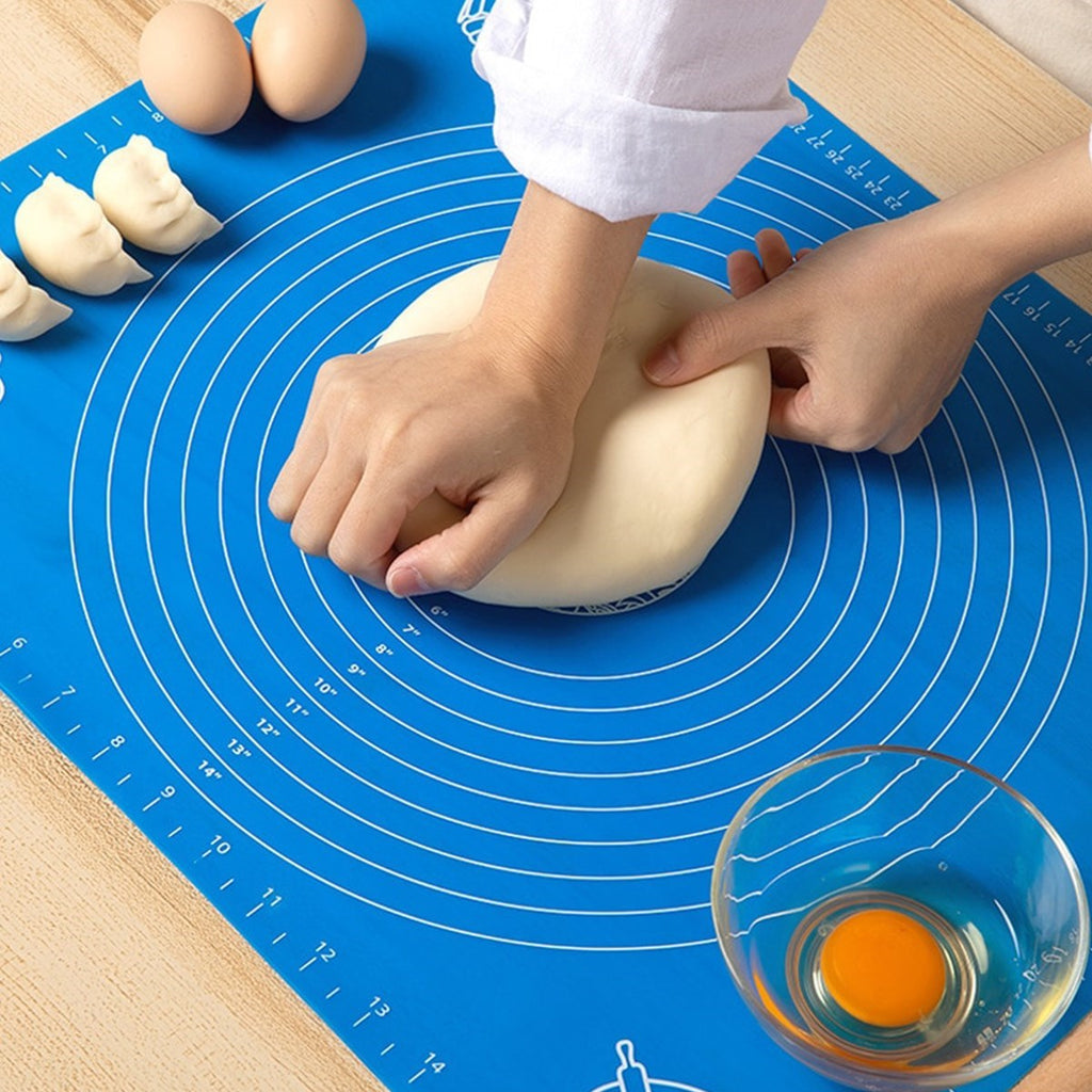 30*40 cm Hamur Matı Silikon Ölçekli Kullanımı Kolay Hamur Açma Matı (5538) 1