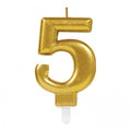 5 Rakam Mum Gold Renk (5538) 1