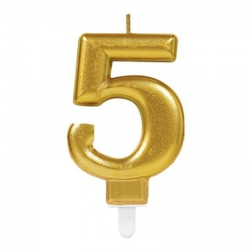 5 Rakam Mum Gold Renk (5538) 1