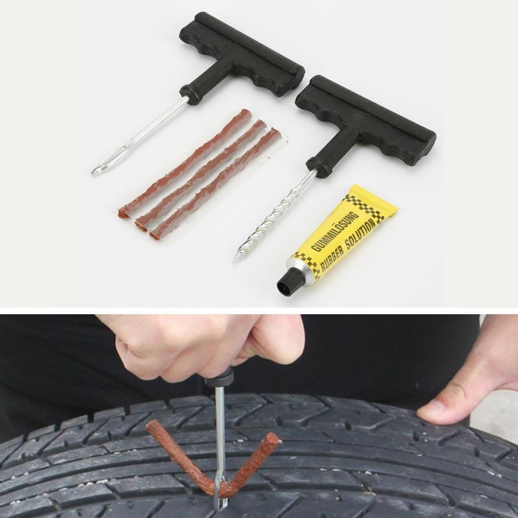 6 Parça Araba Motosiklet Otomobil Bisiklet Lastik Tamir Kiti Araç Bakım Seti (5538) 4