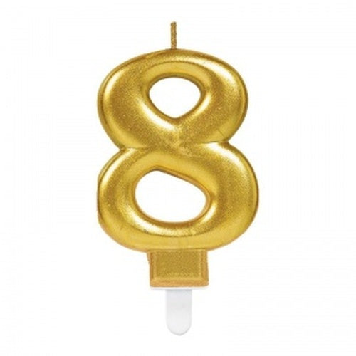 8 Rakam Mum Gold Renk (5538) 1
