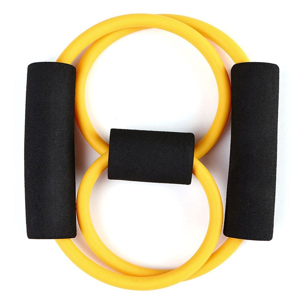 8 Şeklinde Direnç Bandı Yoga Plates Ve Vücut Geliştirme Egzersiz Bandı (5538) 4