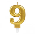 9 Rakam Mum Gold Renk (5538) 1