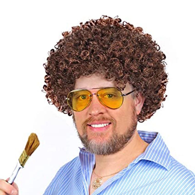 Bob Ross Bonus Peruk Kahverengi Renk 120 gr (5538) 1