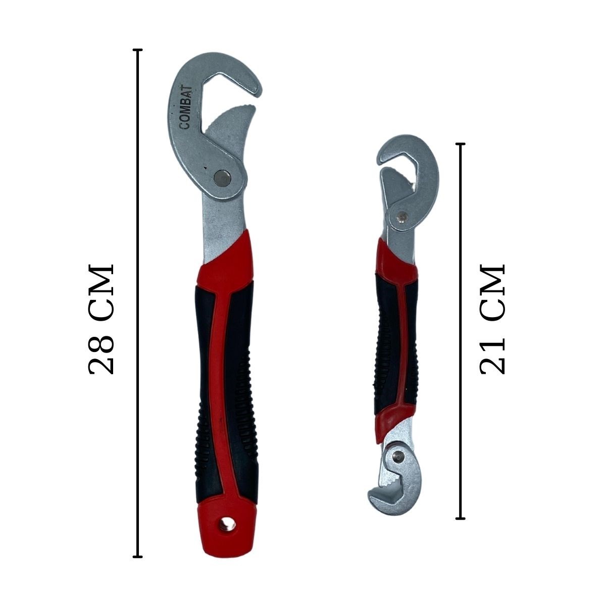 Çok Fonksiyonlu Ergonomik Ayarlanabilir Büyük Küçük Akıllı Pense Anahtar 2li Set (5538) 4