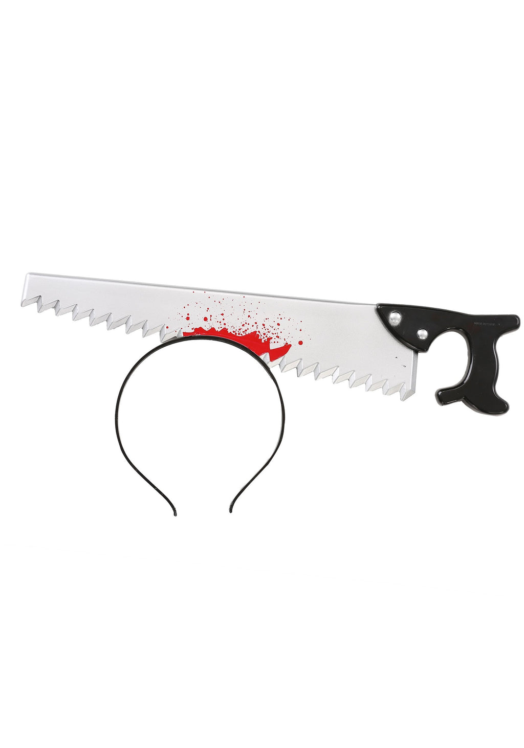 Kafaya Saplanmış Halloween Kanlı Testere Şaka Tacı (5538) 5