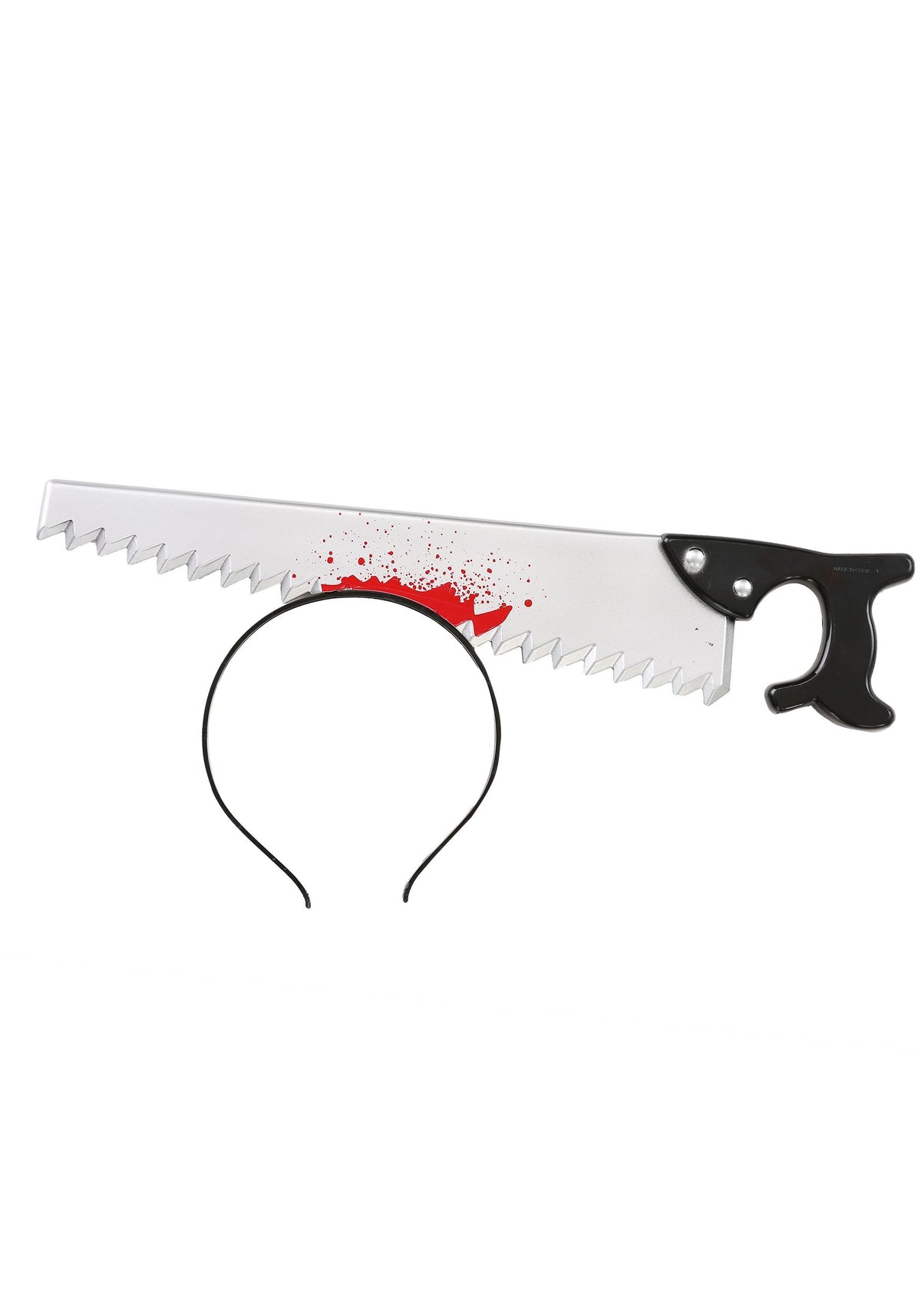Kafaya Saplanmış Halloween Kanlı Testere Şaka Tacı (5538) 5