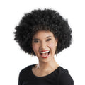 Siyah Renk Kıvırcık Afro Bonus Peruk Parti Peruğu (5538) 1
