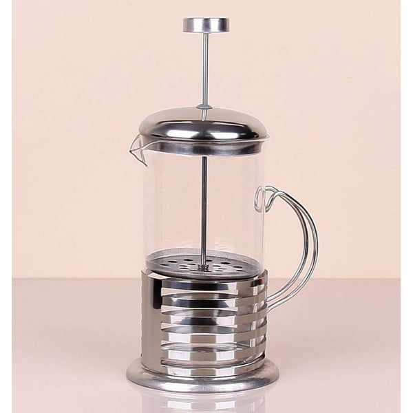 Çelik Kulplu Cam French Press - 350 ml 2