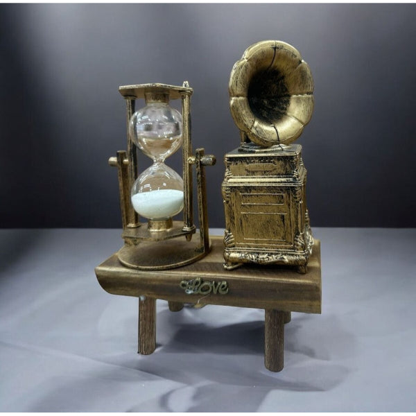Gramofon Biblolu Kum Saati 2