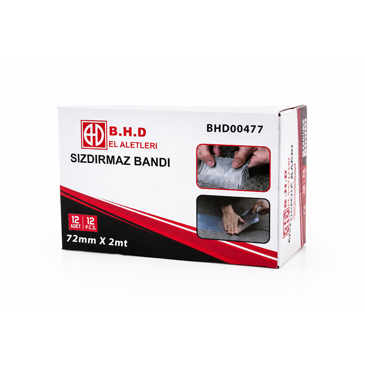 12 ADET 72MMX2MT SU SIZDIRMAZ SAKIZ TAMİR BANTI (5538) 3