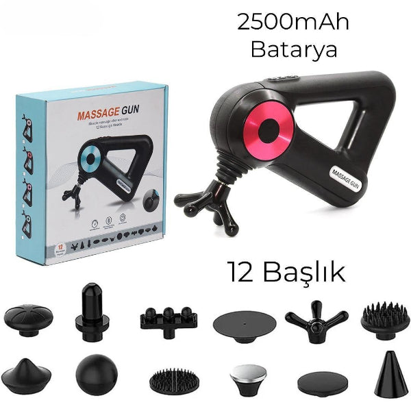 12 Başlıklı Masaj Aleti 1