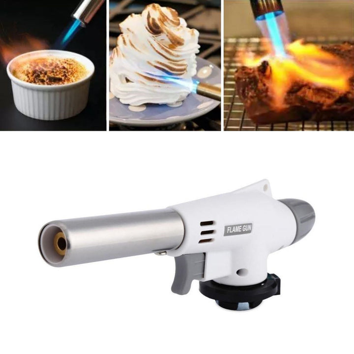 1300°C Çok Amaçlı Gaz Torch Çakmak - Mutfak, Mangal, Lehimleme Pürmüz Alev Tabancası (5538) 1