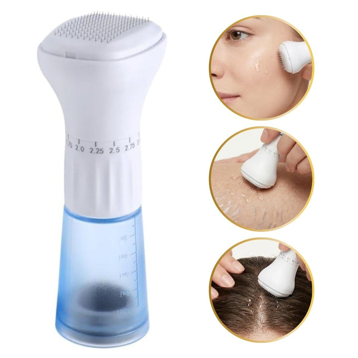 140 İğneli Serum Hazneli Dermaroller – 0-3 mm Ayarlı Dermaroller Mikro İğneli Saç, Cilt ve Vücut Bakım Aparatı (5538) 1