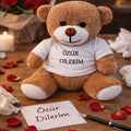 Özür Dilerim Tişörtlü Peluş Ayıcık 1