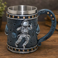 3D Astronot Tasarımlı Kupa Bardak - Çelik İç Yüzeyli - Uzay Teması 1