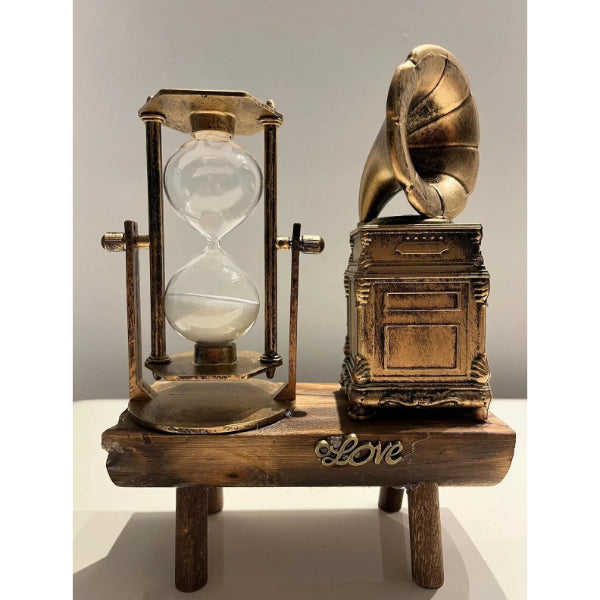 Gramofon Biblolu Kum Saati 1
