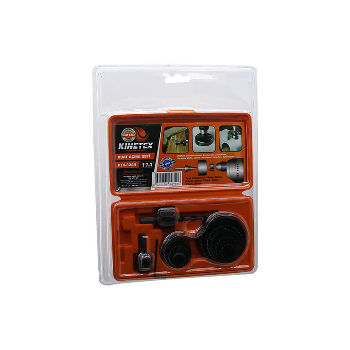 1İN1 BUAT AÇMA PANÇ SETİ METAL - AHŞAP - PVC - ALÇIPAN - PLS. 19-22-29-32-38-44-51-64MM (5538) 1
