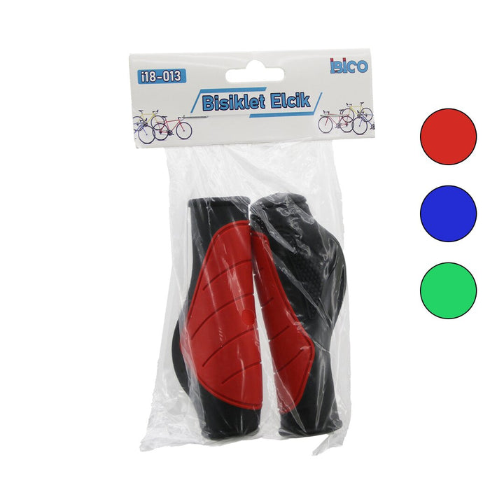 2 PCS SET RENKLİ - SİLİKON BİSİKLET ELCİK (5538) 1