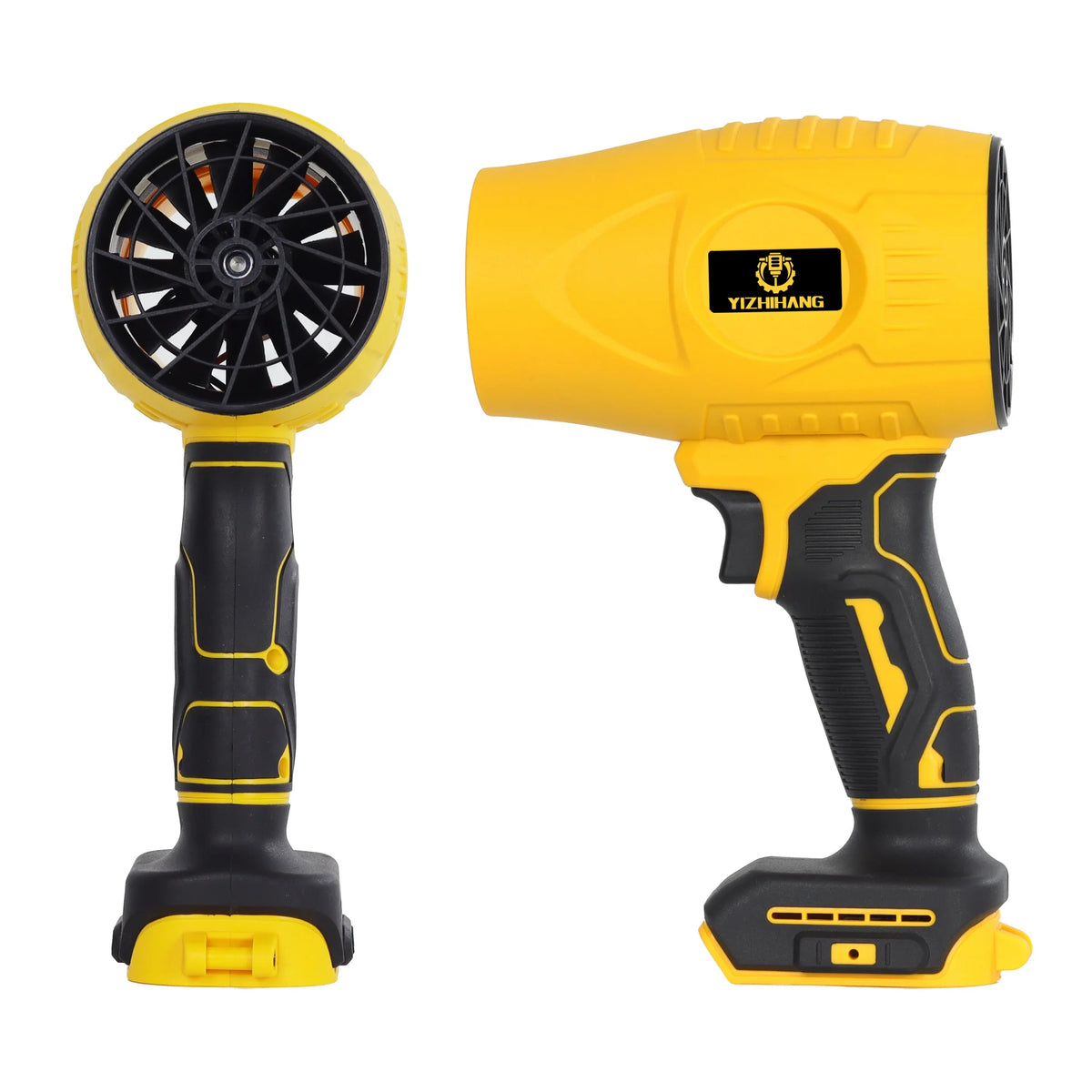 21V Kablosuz Hava Üfleyici | 32.000RPM Turbo Fan, 12.000mAh Batarya, Bahçe & Araç Kurutma / Sarı (5538) 4