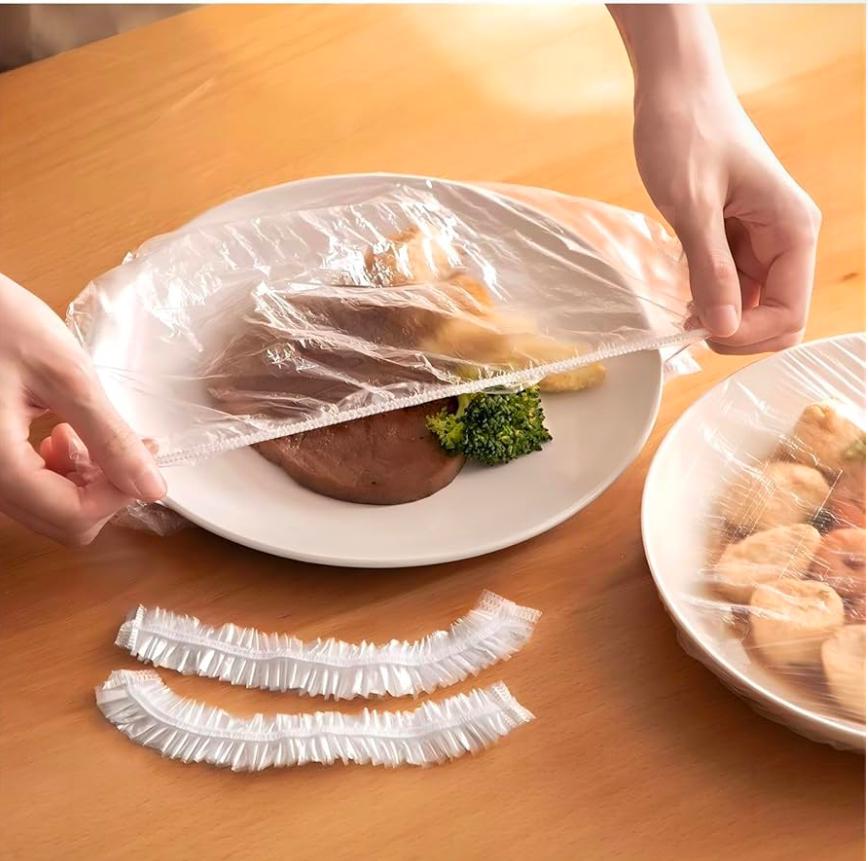 Lastikli Tencere Ve Tabak Bonesi 100 Adet (20cm) 1