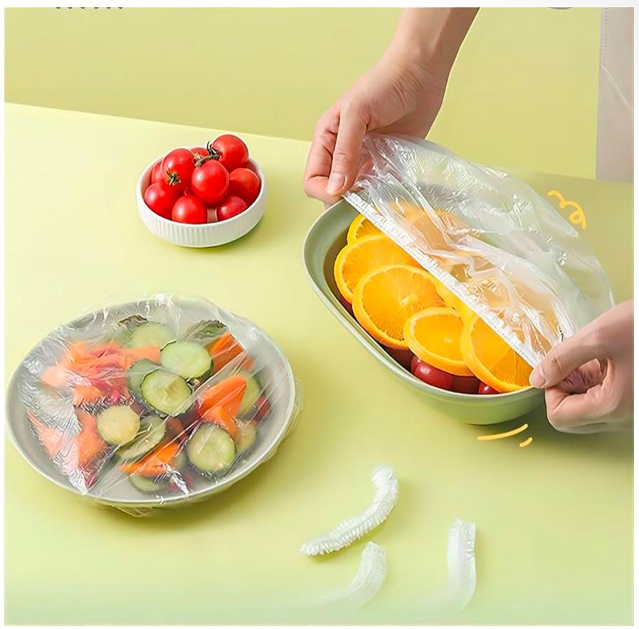 Lastikli Tencere Ve Tabak Bonesi 100 Adet (20cm) 3