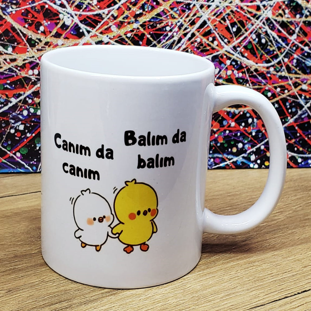 Canım Da Canım Balım Da Balım Tasarımlı Kupa Bardak 1