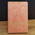 Somon Rengi Desenli Deri Defter 1