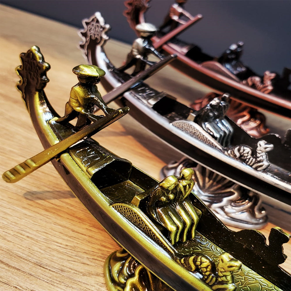 Metal Dekoratif Venedik Kayık 2