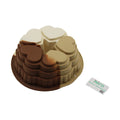 5 Dilim Kalp Tasarımlı Kek Kalıbı - Silikon - 9 cm Derinlik 1