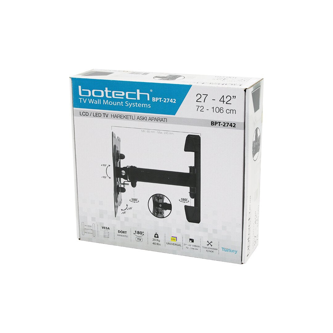 Hareketli TV Askı Aparatı - 27-42 İnç - 72-106 cm - LCD LED TV Uyumlu 1