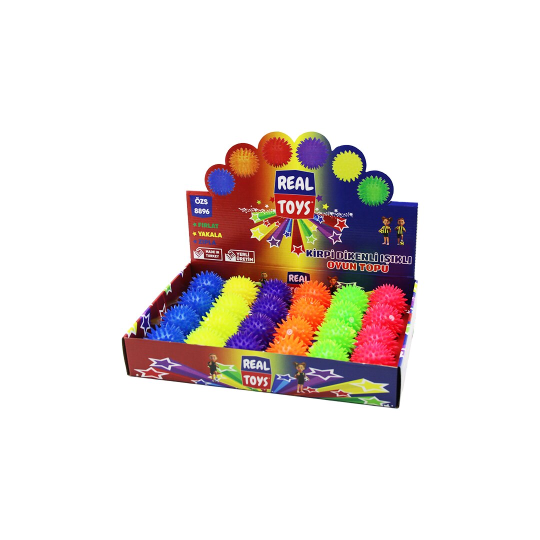 Kirpi Dikenli Top Oyuncak - Işıklı - Sesli - Renkli 1