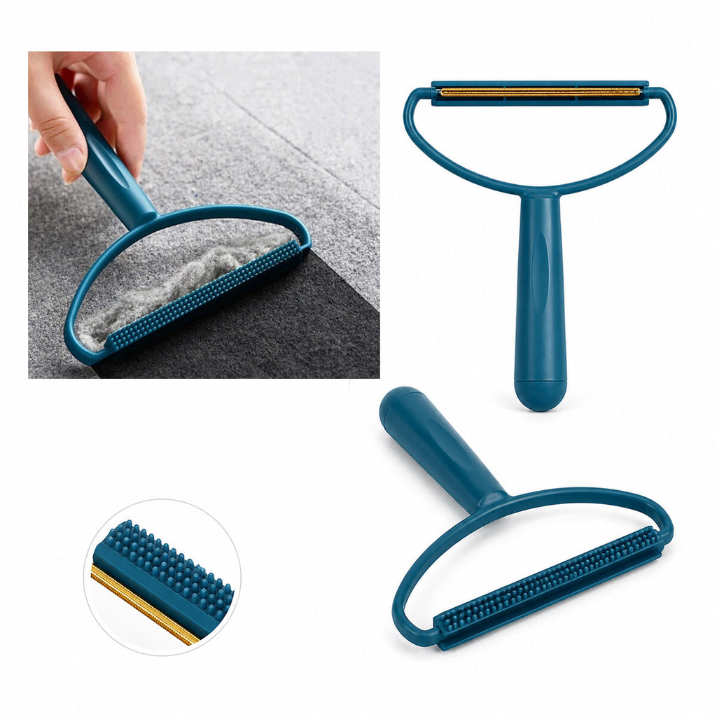 2İN1 BAŞLI PLASTİK SAPLI METAL TİFTİK TÜY TOPLAMA PLS.KAŞIYICI APARAT PET SHOP (5538) 3