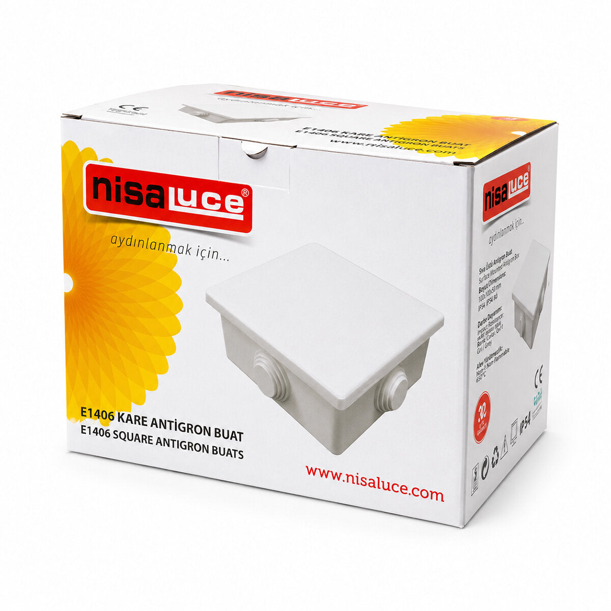 30 ADET IP40 ANTİGRON KARE BUAT (5538) 3