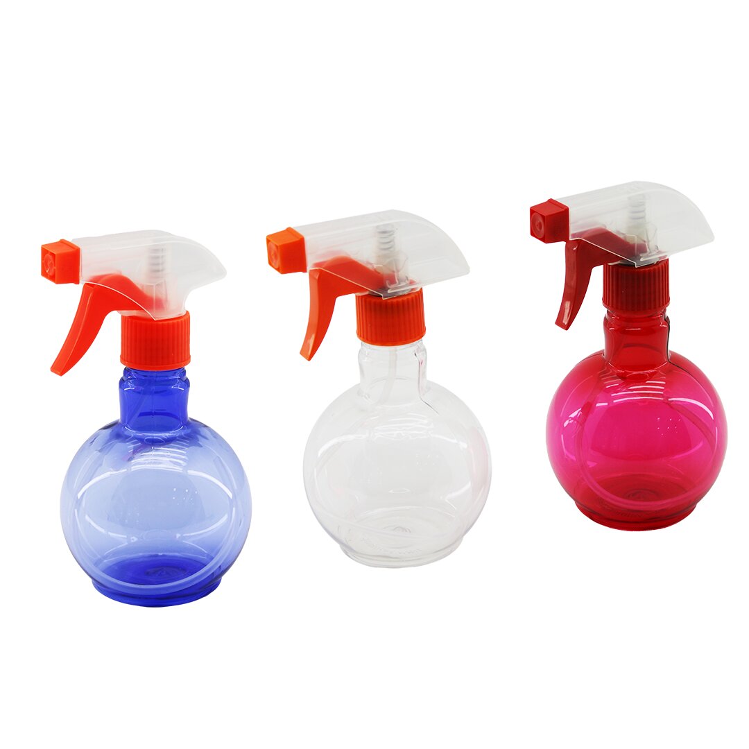 350ML RENKLİ ŞEFFAF TOMBUL - PLASTİK BOŞ SPREY PÜSKÜRTÜCÜ ŞİŞE (5538) 1