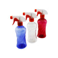 350ML RENKLİ ŞEFFAF UZUN - PLASTİK - BURGULU BOŞ SPREY PÜSKÜRTÜCÜ ŞİŞE (5538) 1